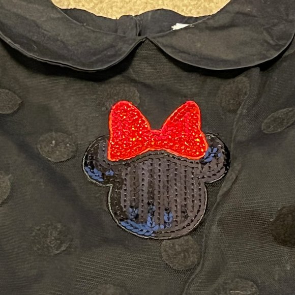 Disney Minnie Mouse Girls Polka Dot Dress - Size 4 - Picture 3 of 7